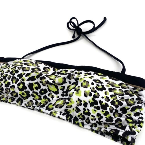 Soluna Swim Into The Wild Leopard Bikini Top  NWOT - Picture 1 of 5